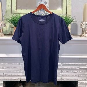 Daniel Buchler NY Nordstrom Men’s Crewneck Designer Blue Short Sleeve Tee NEW M